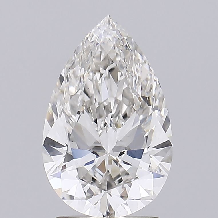 2.15ct H VS2 Rare Carat Ideal Cut Pear Lab Grown Diamond