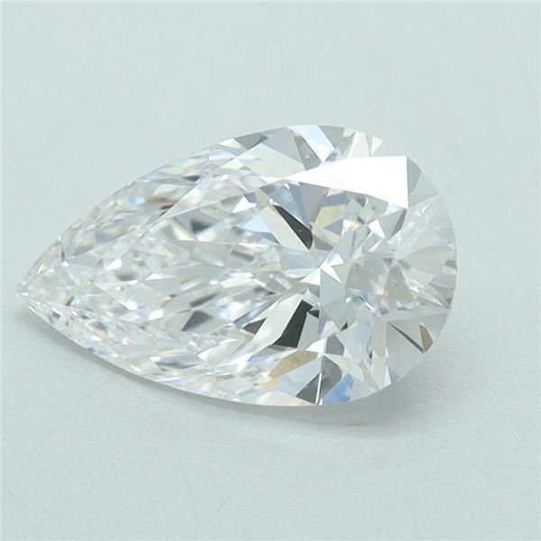 1.00ct D VS1 Rare Carat Ideal Cut Pear Lab Grown Diamond