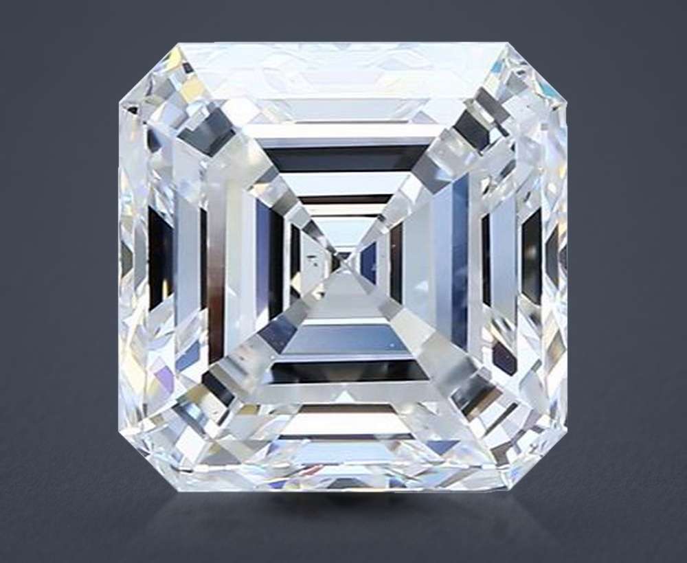 4.03 Carat Asscher Natural Diamond