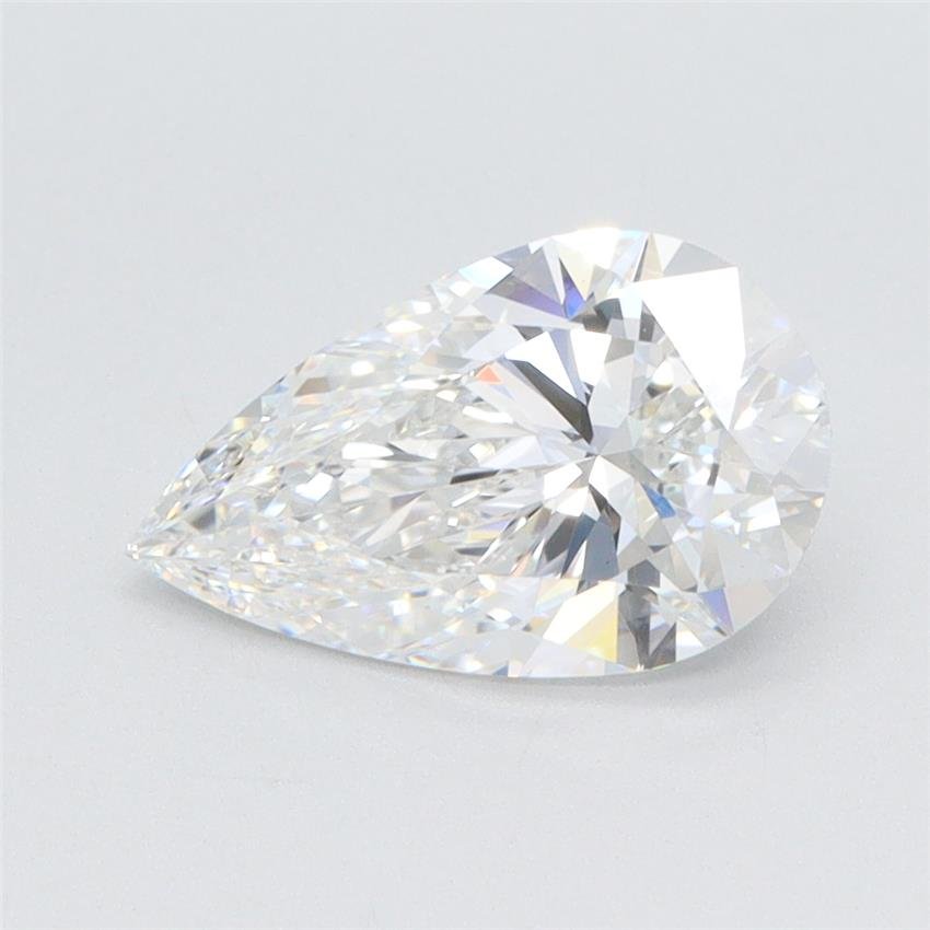 1.56ct F VS1 Rare Carat Ideal Cut Pear Lab Grown Diamond