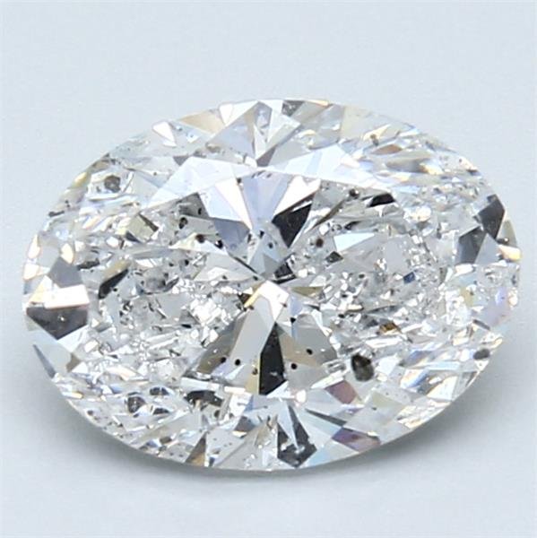 1.73ct D SI2 Very Good Cut Oval Diamond