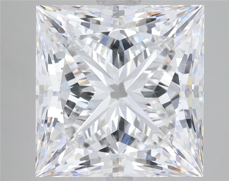 8.05ct E VS1 Rare Carat Ideal Cut Princess Lab Grown Diamond
