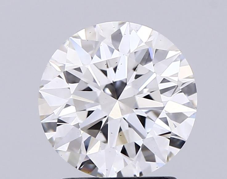 1.69ct F VS2 Rare Carat Ideal Cut Round Lab Grown Diamond