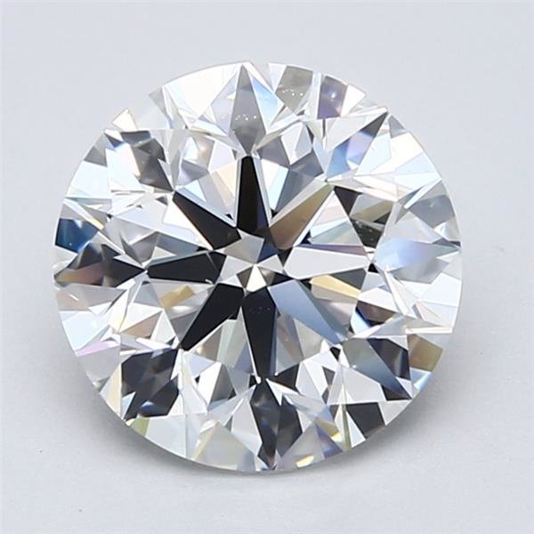 3.01ct E VS2 Excellent Cut Round Diamond