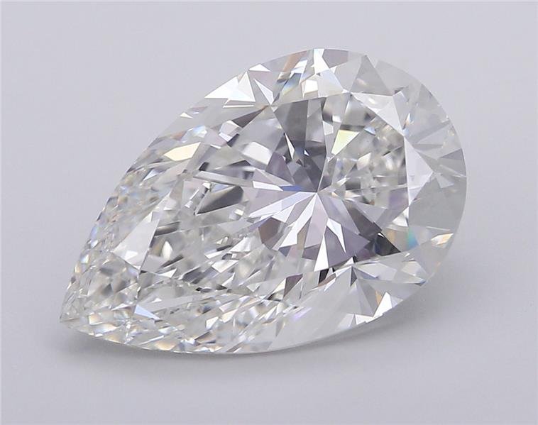 12.02ct G VVS2 Rare Carat Ideal Cut Pear Lab Grown Diamond