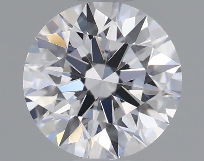 0.59ct D VVS2 Rare Carat Ideal Cut Round Lab Grown Diamond