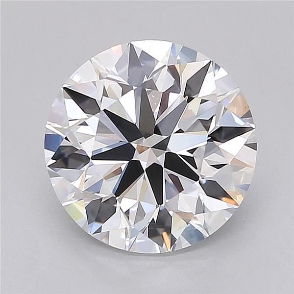 4.25ct F VVS2 Rare Carat Ideal Cut Round Lab Grown Diamond