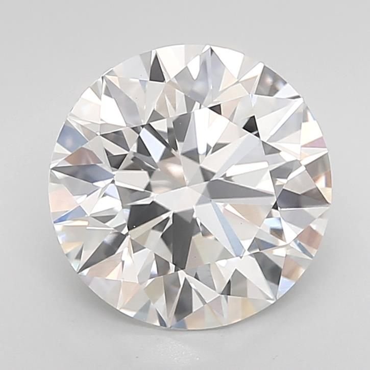 3.05ct E VS1 Rare Carat Ideal Cut Round Lab Grown Diamond
