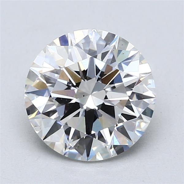 2.01ct D VS2 Rare Carat Ideal Cut Round Lab Grown Diamond