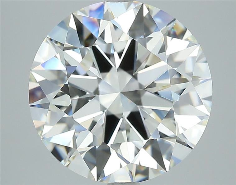 5.26ct I VVS2 Rare Carat Ideal Cut Round Diamond