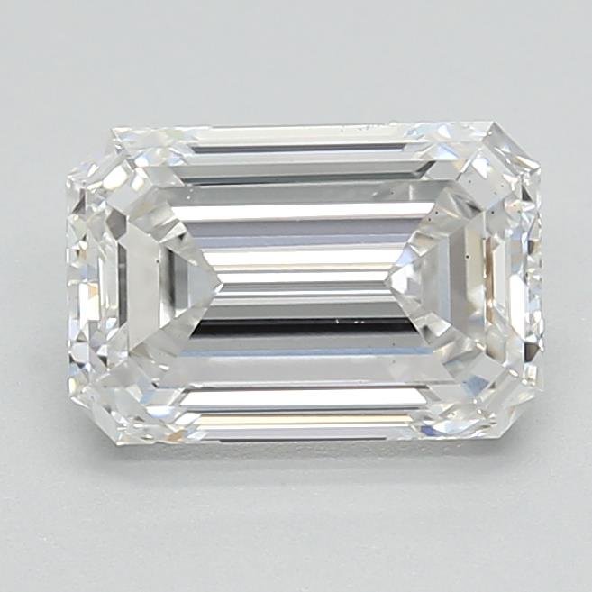 1.57ct F VS1 Excellent Cut Emerald Lab Grown Diamond