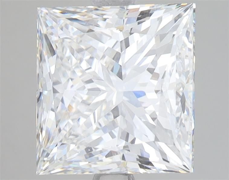 3.58ct E VS1 Rare Carat Ideal Cut Princess Lab Grown Diamond
