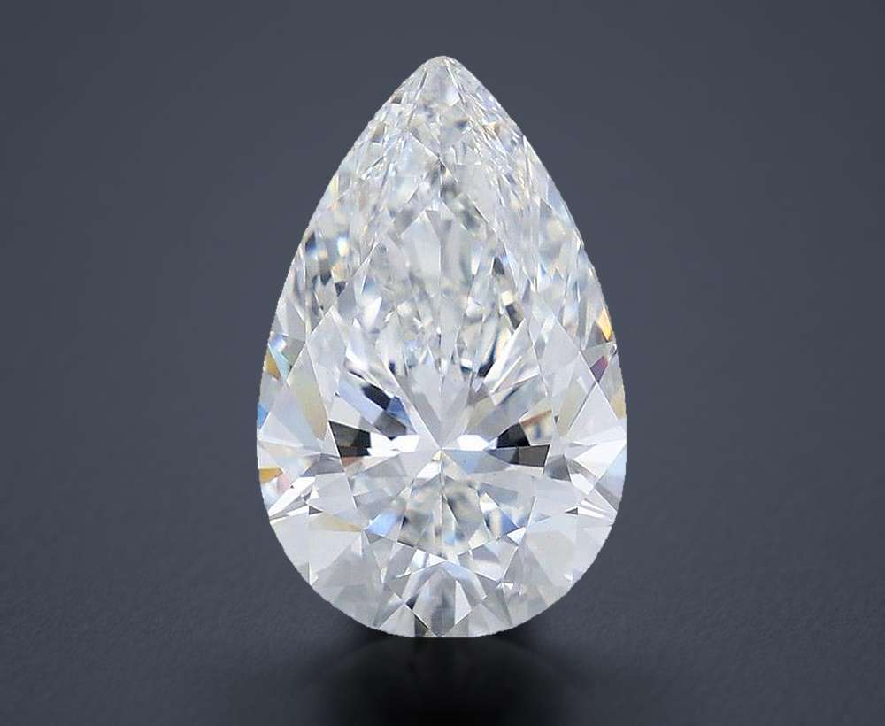 5.48 Carat Pear Lab Diamond