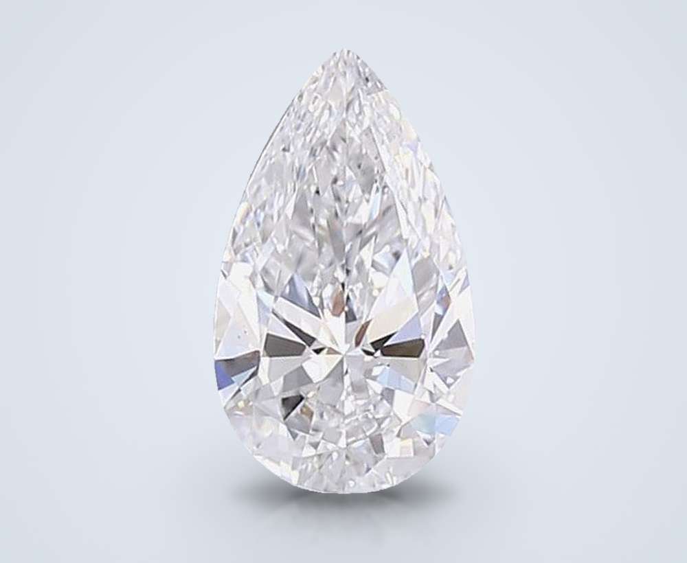 1.58 Carat Pear Lab Diamond