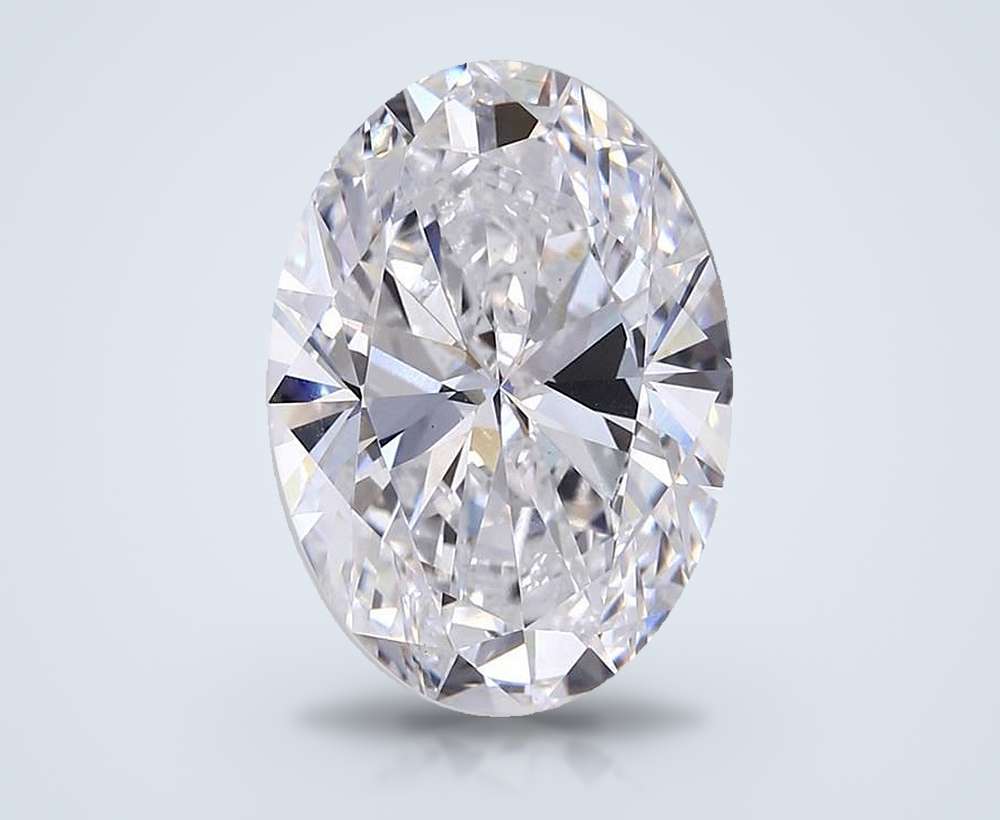 12.16 Carat Oval Lab Diamond