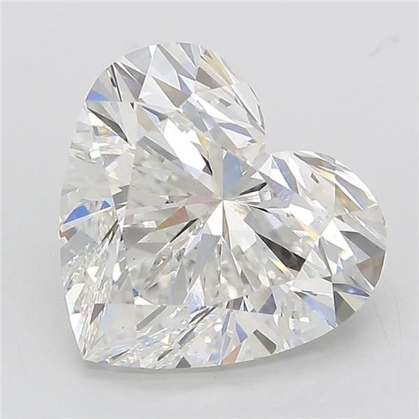 5.10ct F VS1 Rare Carat Ideal Cut Heart Lab Grown Diamond