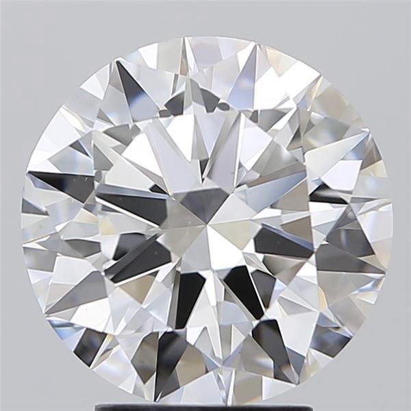 4.02ct E VS2 Rare Carat Ideal Cut Round Diamond