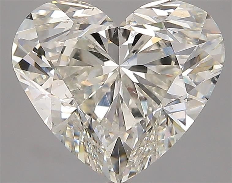3.45ct J SI2 Rare Carat Ideal Cut Heart Diamond