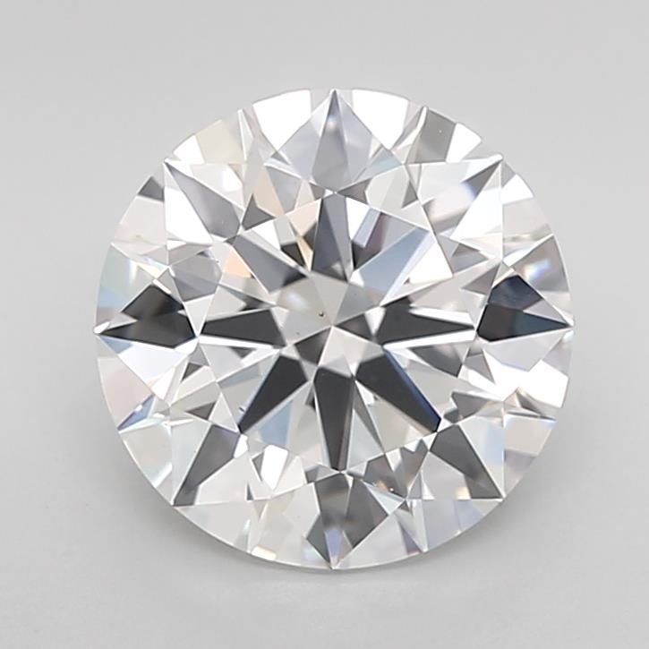 3.03ct D VS2 Rare Carat Ideal Cut Round Lab Grown Diamond