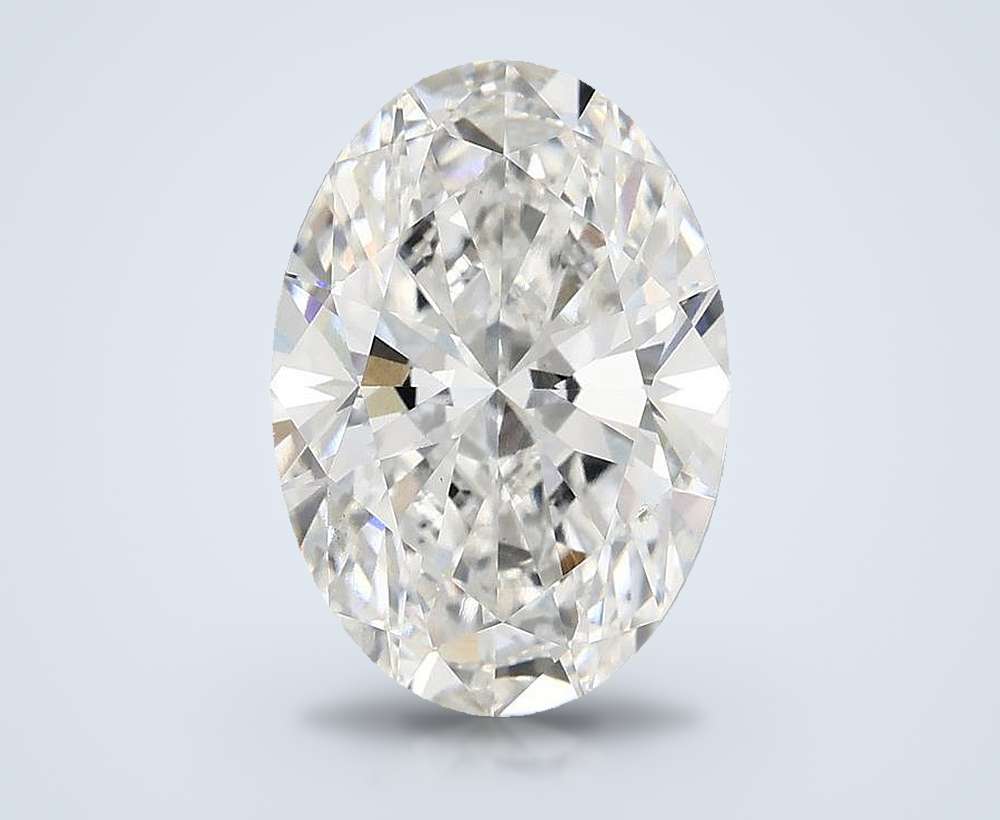 3.89 Carat Oval Lab Diamond