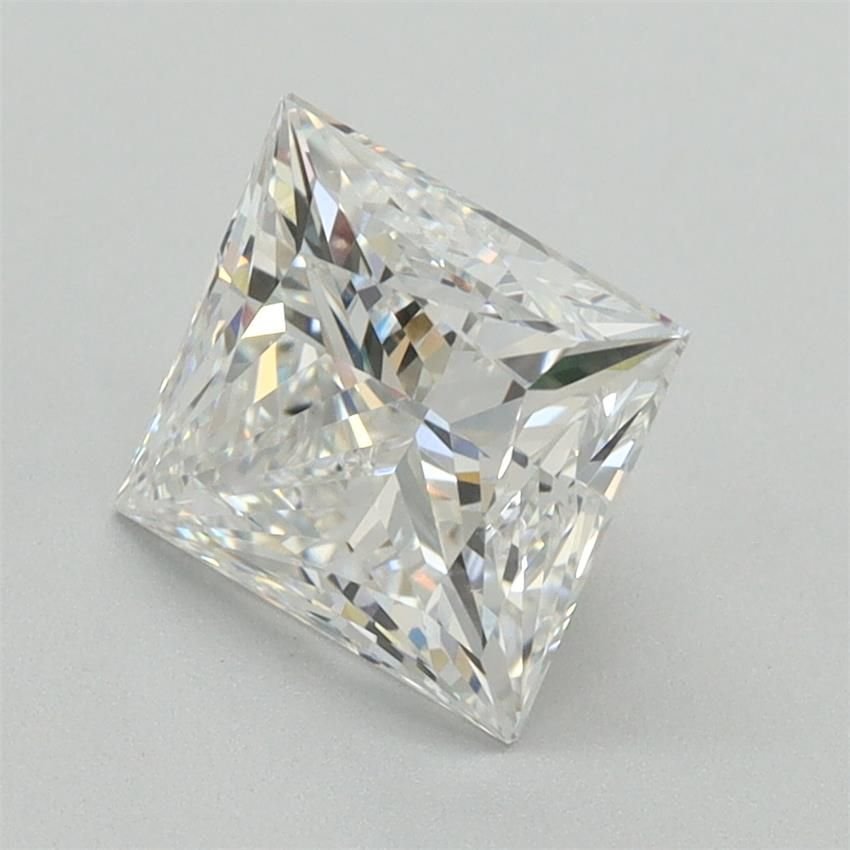 2.01ct E VVS2 Rare Carat Ideal Cut Princess Lab Grown Diamond
