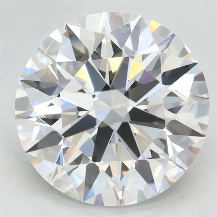 3.21ct D VVS1 Rare Carat Ideal Cut Round Lab Grown Diamond