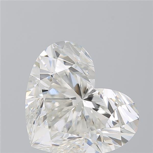 6.05ct G VS2 Rare Carat Ideal Cut Heart Lab Grown Diamond