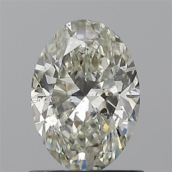 1.00ct J SI2 Rare Carat Ideal Cut Oval Diamond