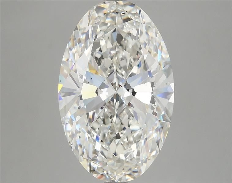 5.75ct H VS2 Rare Carat Ideal Cut Oval Lab Grown Diamond