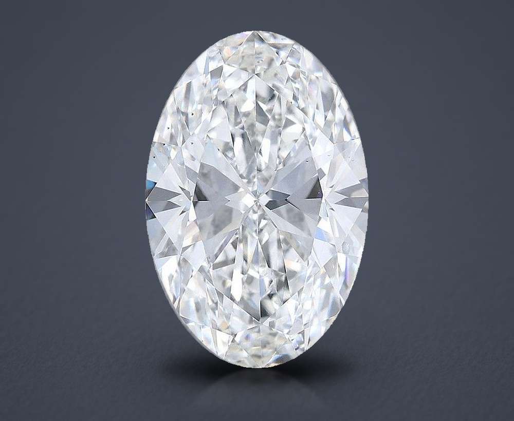 5.52 Carat Oval Lab Diamond