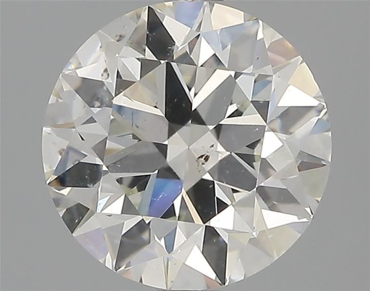 2.16ct J SI2 Rare Carat Ideal Cut Round Diamond