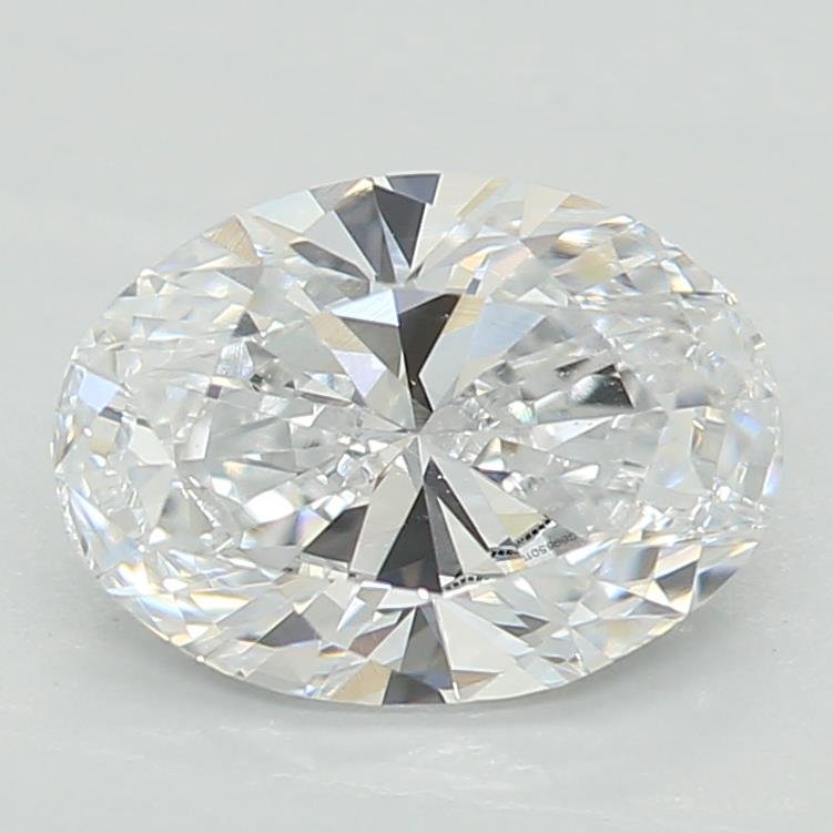 0.77ct D VS1 Rare Carat Ideal Cut Oval Lab Grown Diamond