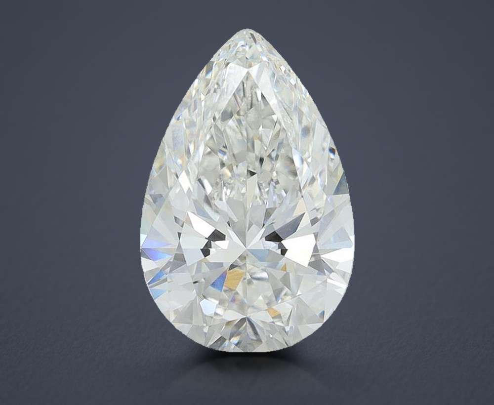5.34 Carat Pear Lab Diamond