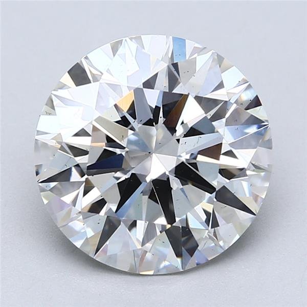 4.51ct G SI1 Rare Carat Ideal Cut Round Lab Grown Diamond