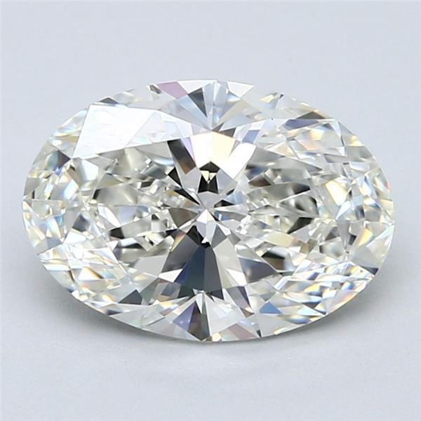 2.83ct I VVS1 Rare Carat Ideal Cut Oval Diamond