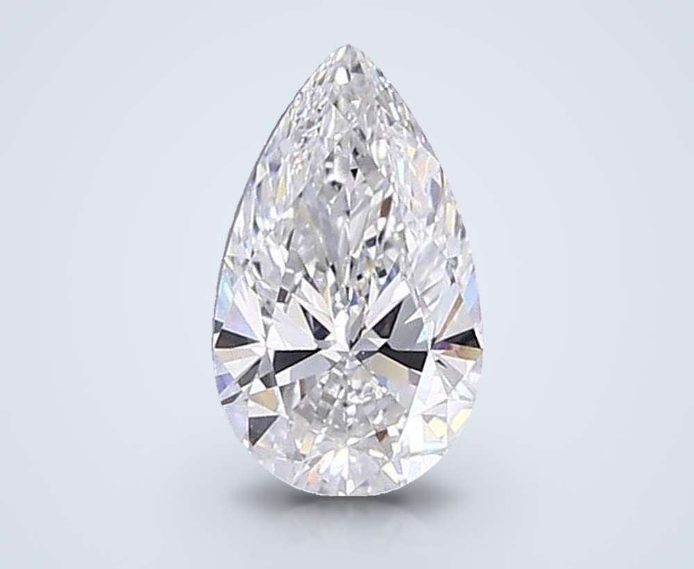1.53 Carat Pear Lab Diamond