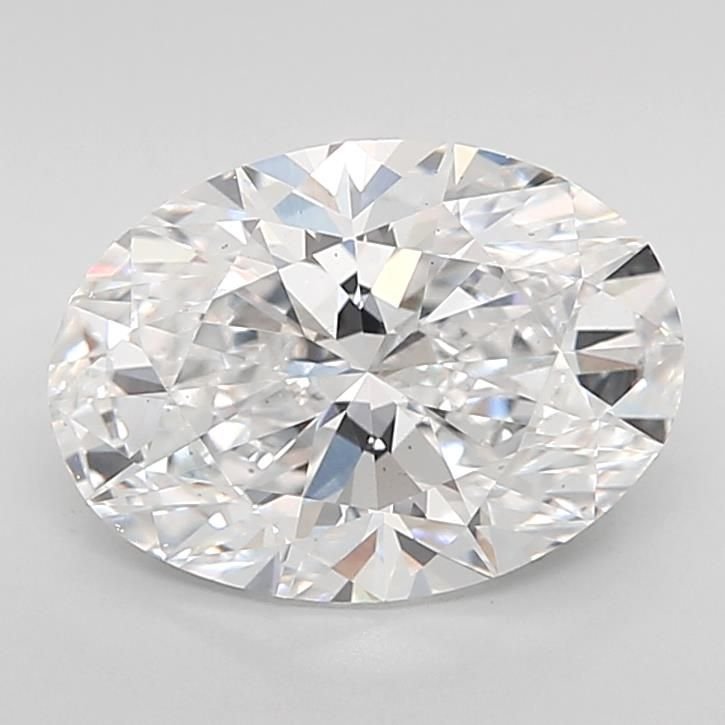 2.52ct D VS2 Rare Carat Ideal Cut Oval Lab Grown Diamond
