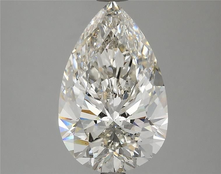 4.04ct H VS2 Rare Carat Ideal Cut Pear Lab Grown Diamond