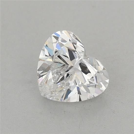 0.58ct D VVS2 Rare Carat Ideal Cut Heart Lab Grown Diamond