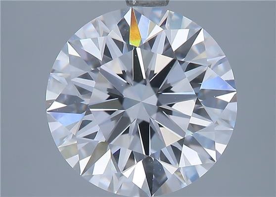 5.23ct D FL Rare Carat Ideal Cut Round Diamond