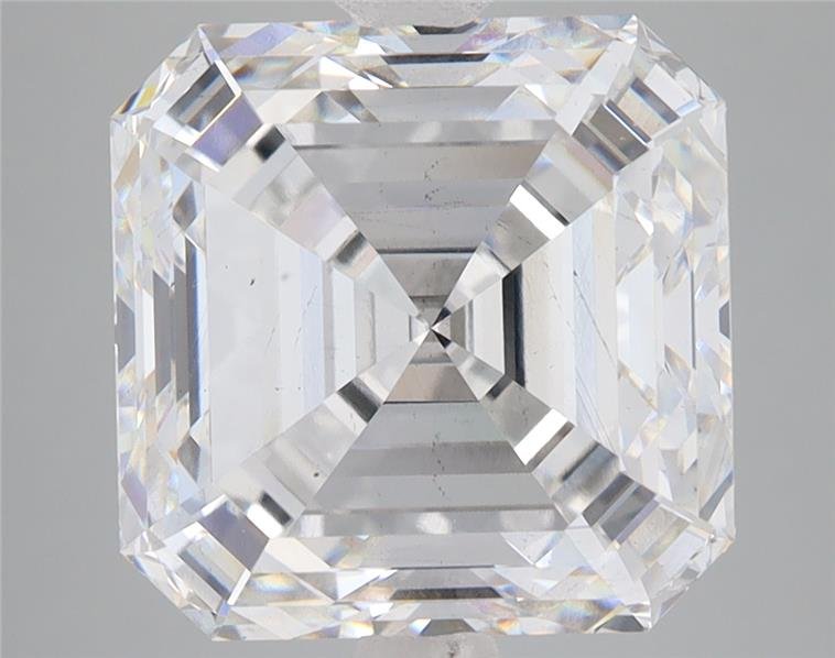 7.10ct E VS2 Excellent Cut Asscher Lab Grown Diamond