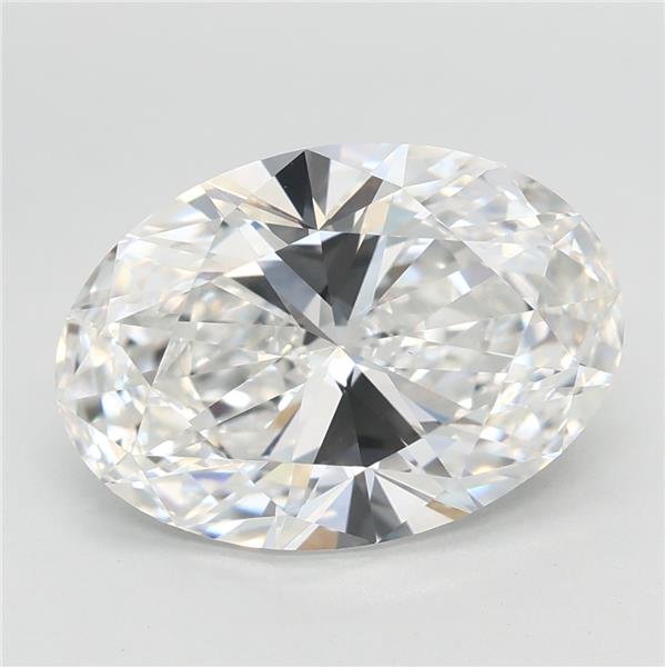 3.50ct F VVS2 Rare Carat Ideal Cut Oval Lab Grown Diamond