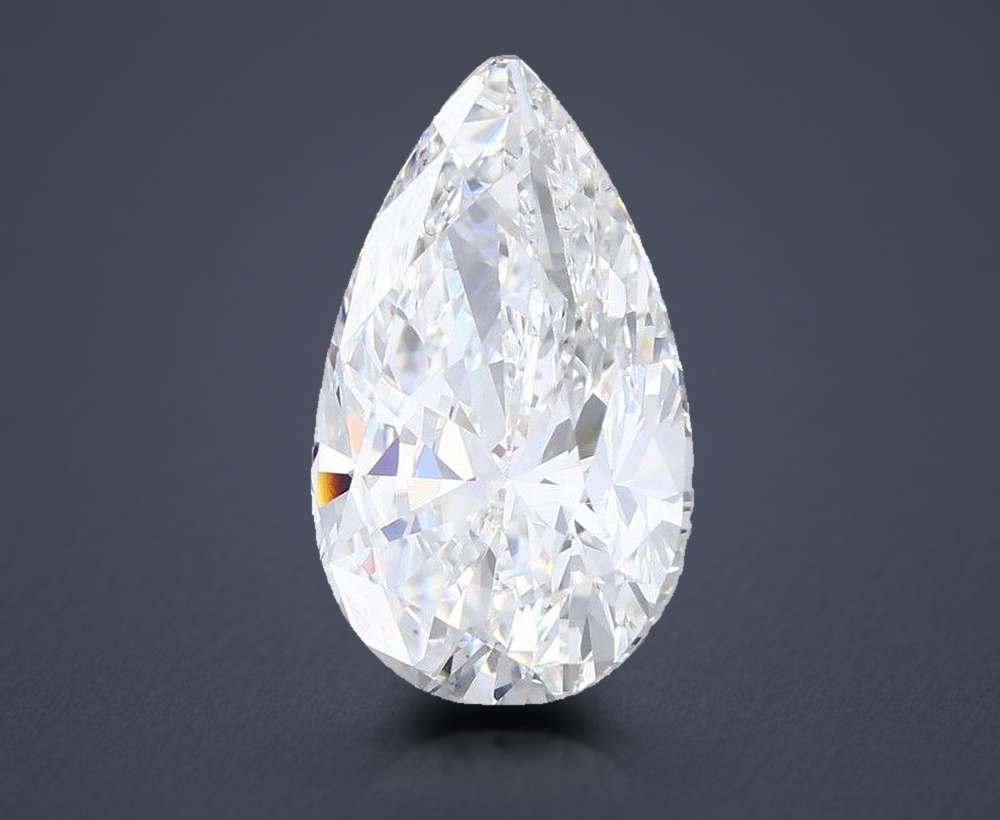 2.50 Carat Pear Lab Diamond
