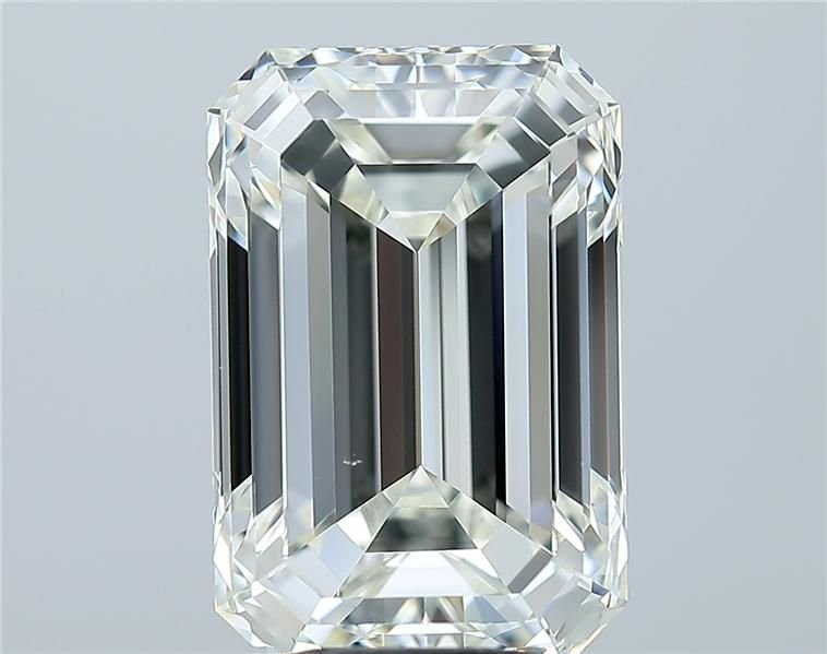 5.57ct J VS2 Rare Carat Ideal Cut Emerald Diamond