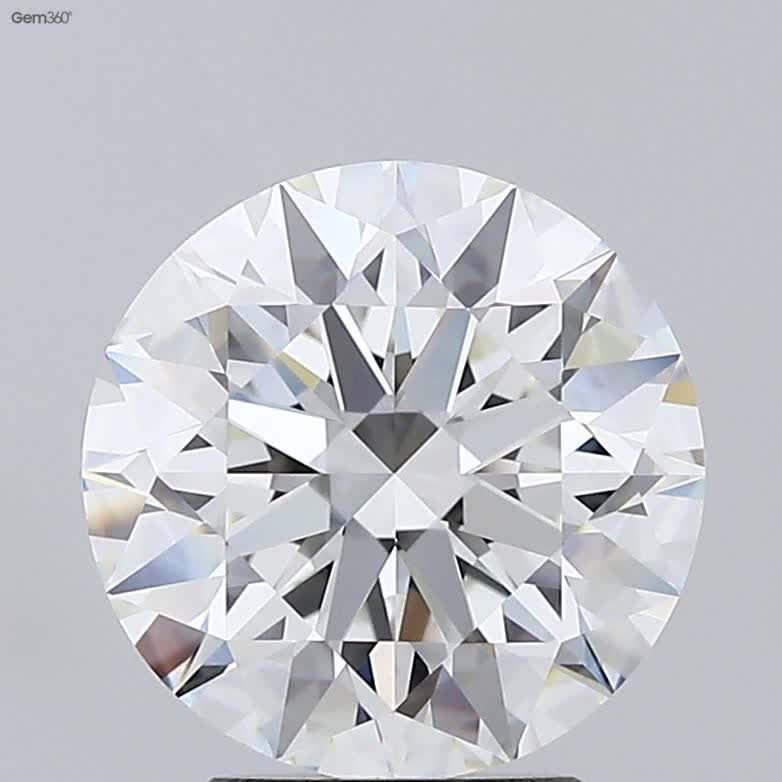 3.31ct G VVS1 Rare Carat Ideal Cut Round Lab Grown Diamond