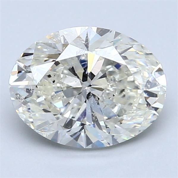 2.01ct J SI2 Very Good Cut Oval Diamond