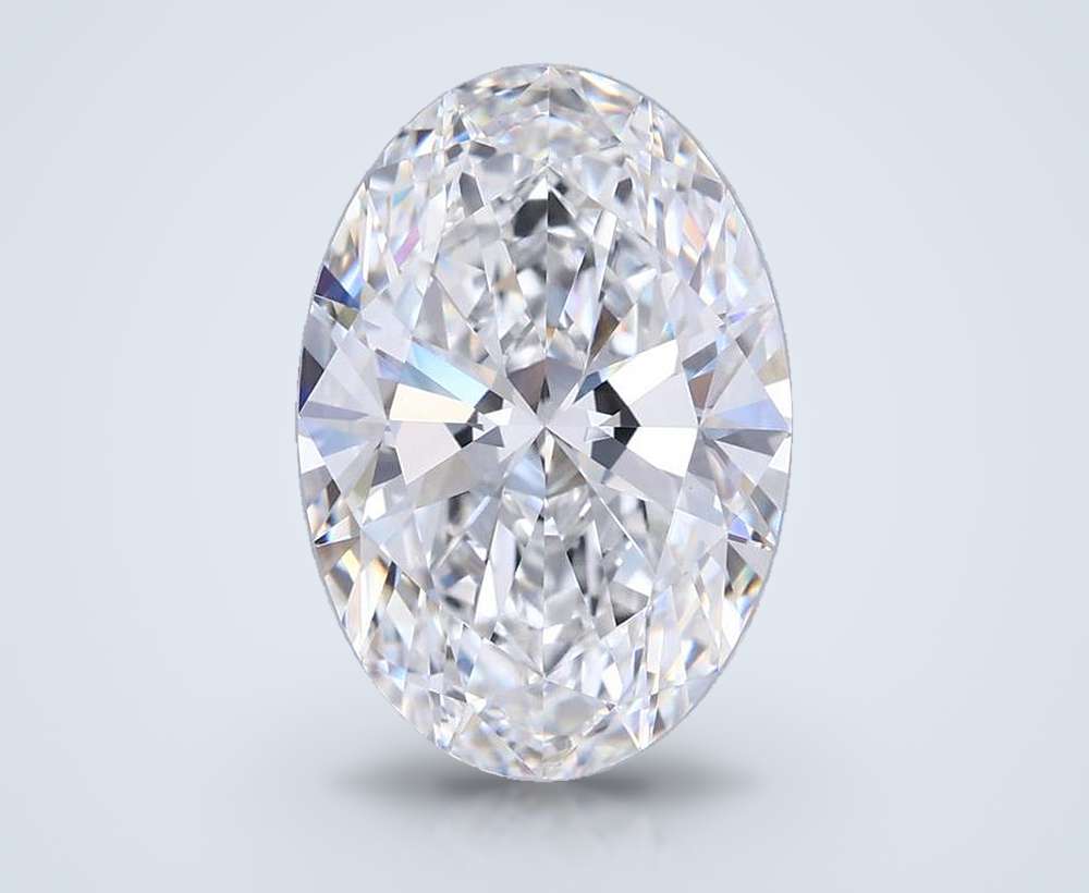 5.51 Carat Oval Lab Diamond