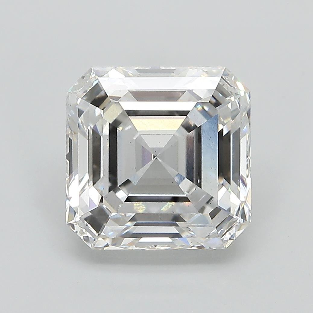 3.66ct G VS2 Rare Carat Ideal Cut Asscher Lab Grown Diamond