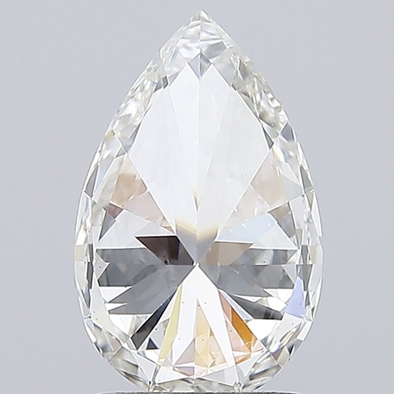 2.09ct H VS1 Rare Carat Ideal Cut Pear Lab Grown Diamond