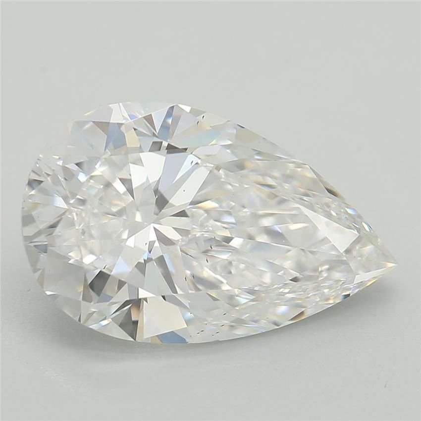 2.42ct D VS2 Rare Carat Ideal Cut Pear Lab Grown Diamond